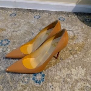 Christian Louboutin Decollete patent leather pumps